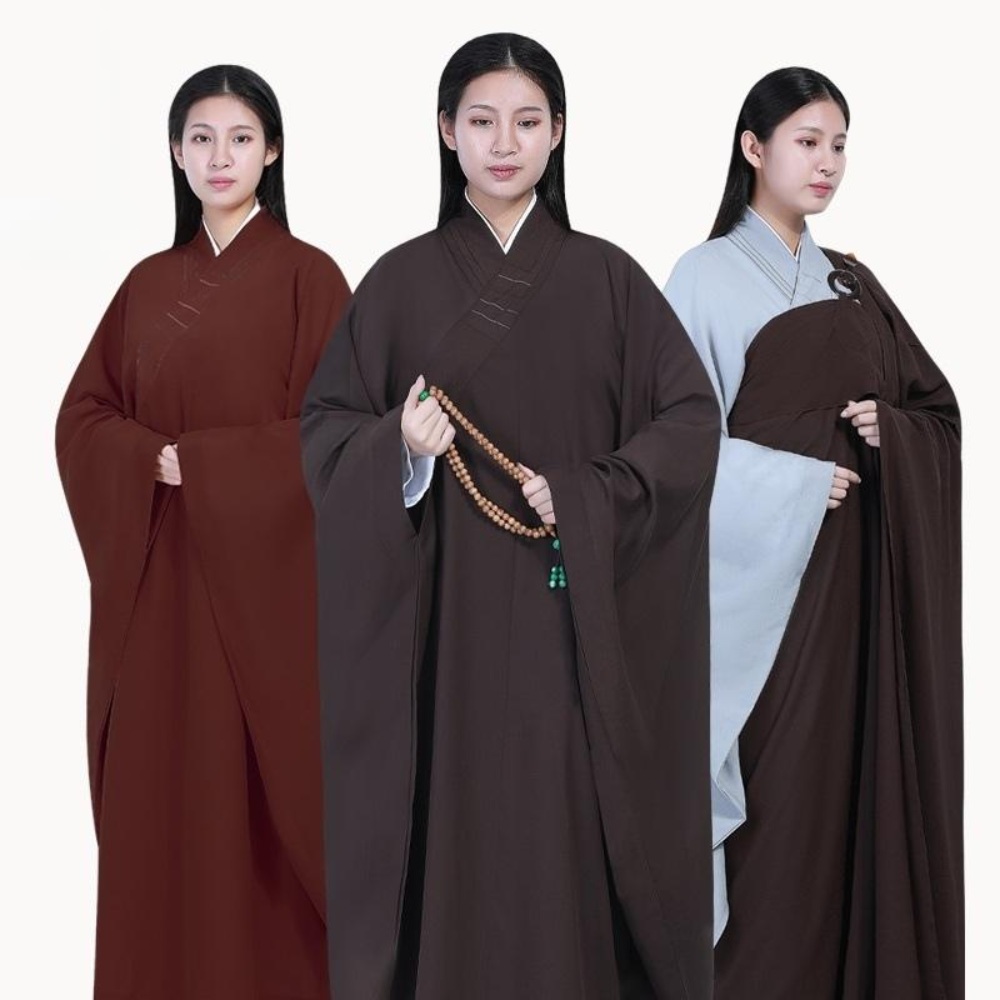 승려복 도포 남녀공용 린넨 넓은소매 불교 법복 스님옷 의상 절복 수련 여름원단 두루마기 상품 이미지