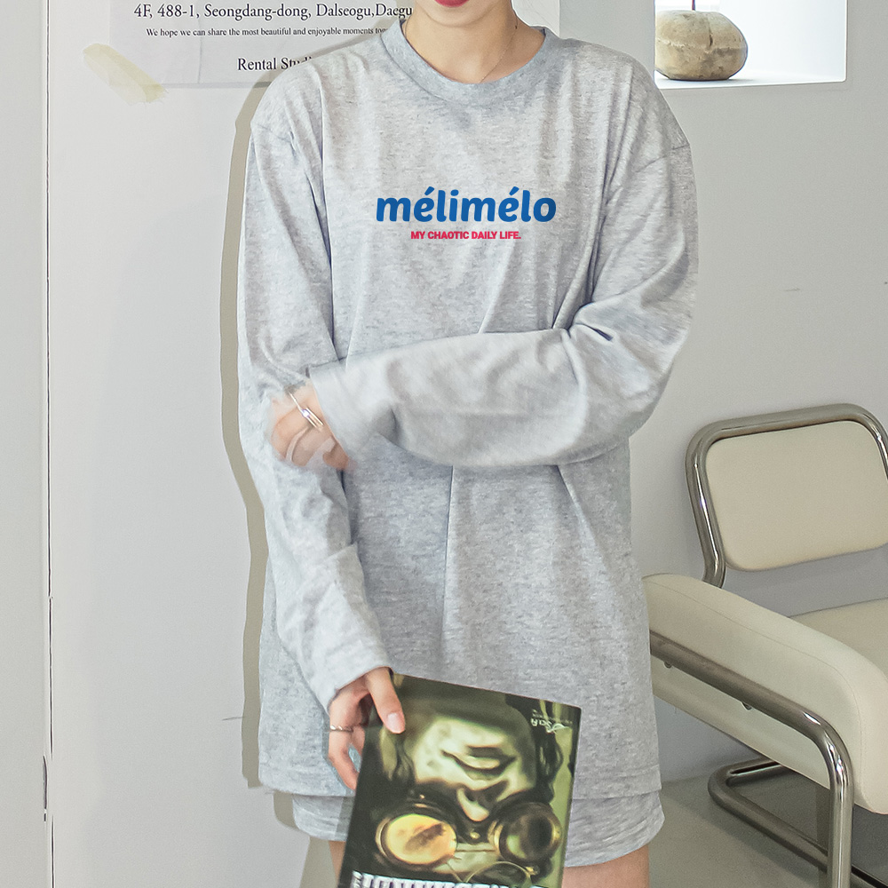 여성 긴팔 티셔츠 레이어드 이너 레깅스롱티 간절기 라운드넥 여자흰티 이미지 2