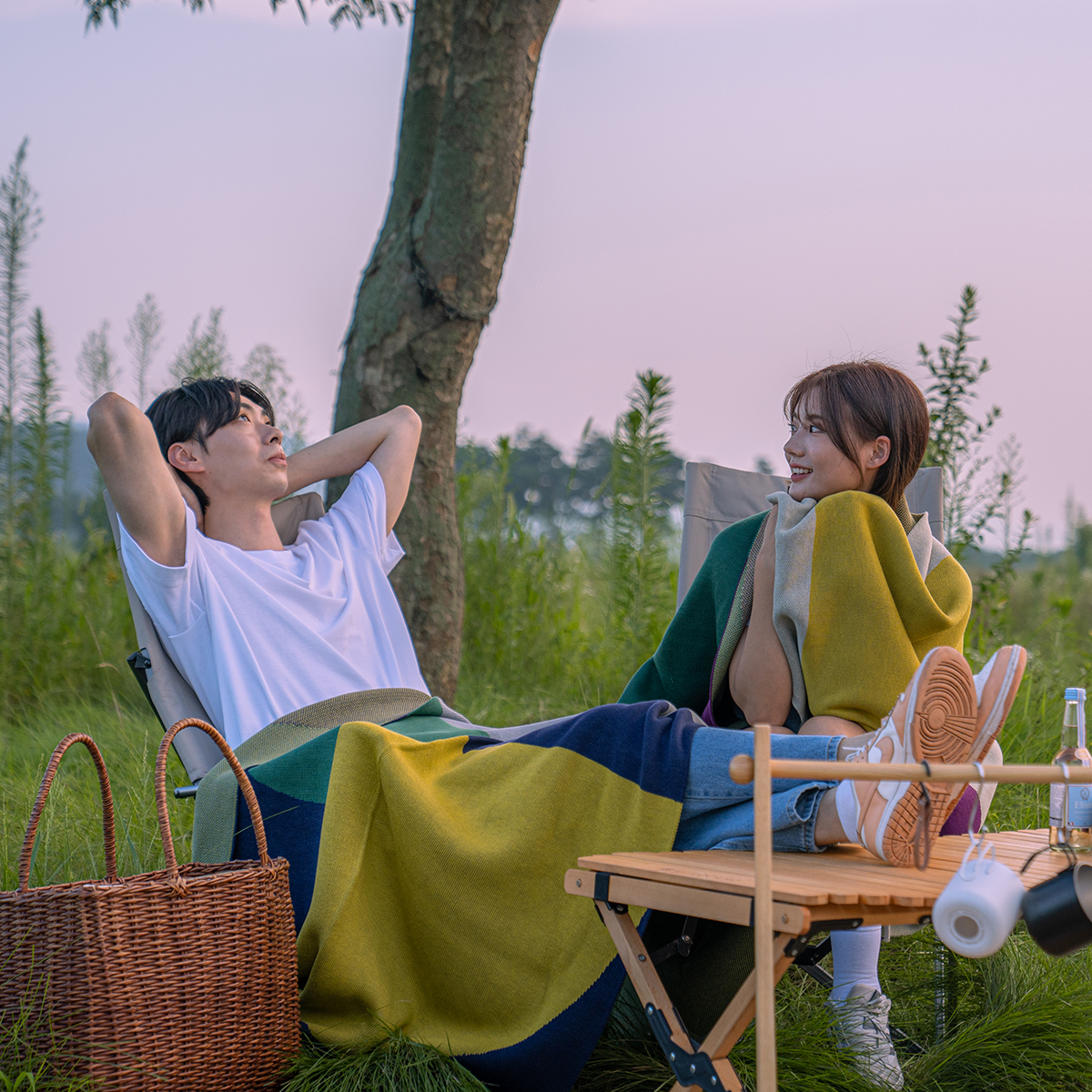 모다크릴 캠핑 난연 담요 차박 피크닉 블랭킷 거실 쇼파 이불 카페트 대형