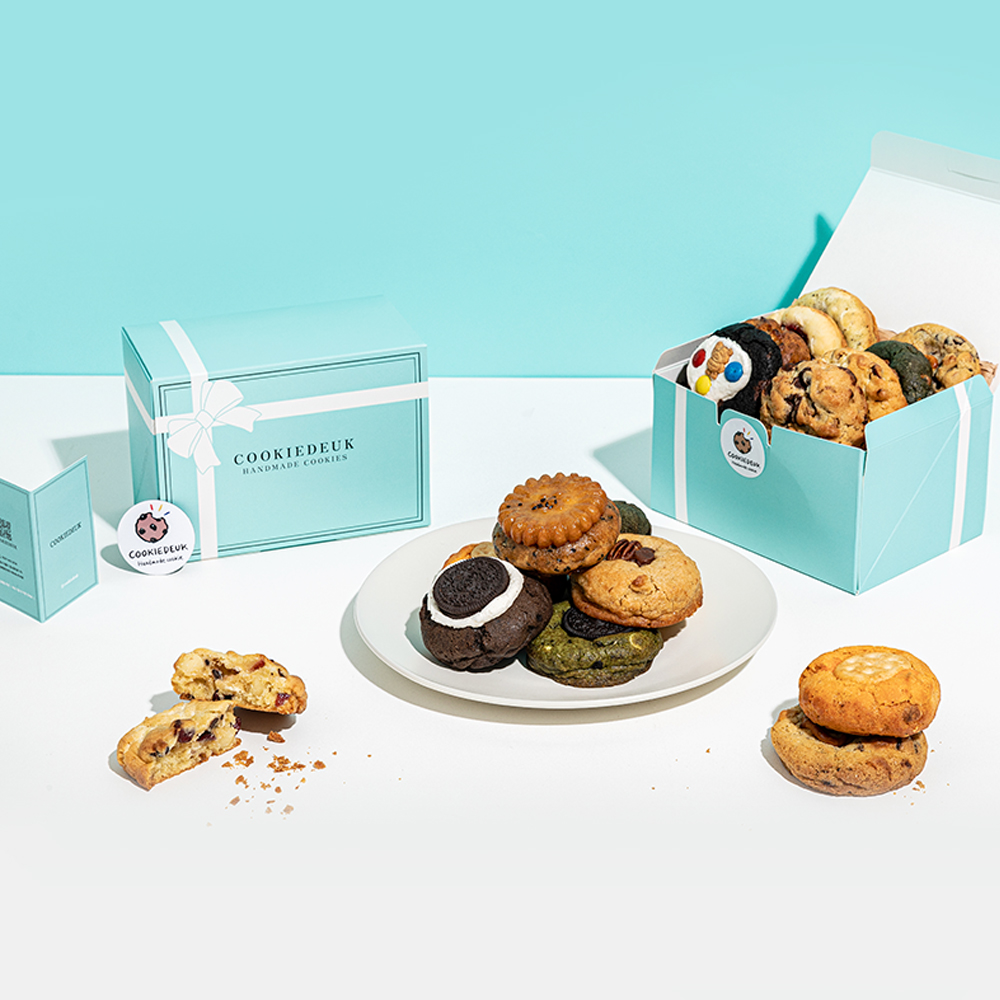 [쿠키득 수제쿠키] 르뱅 크리스마스 연말 새해 선물 생일 간식 졸업 답례 결혼