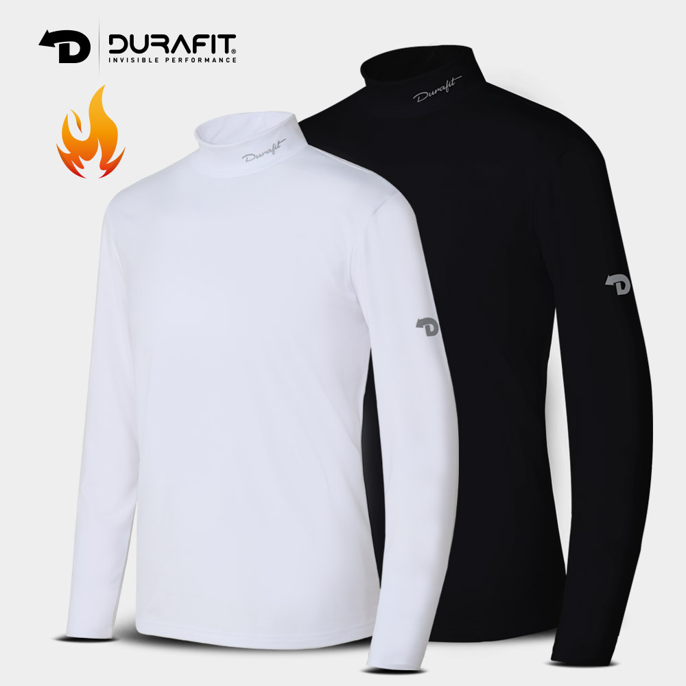 듀라핏 플렉서블 웜업 기모 목넥 남성 골프 스포츠 이너웨어 LT03