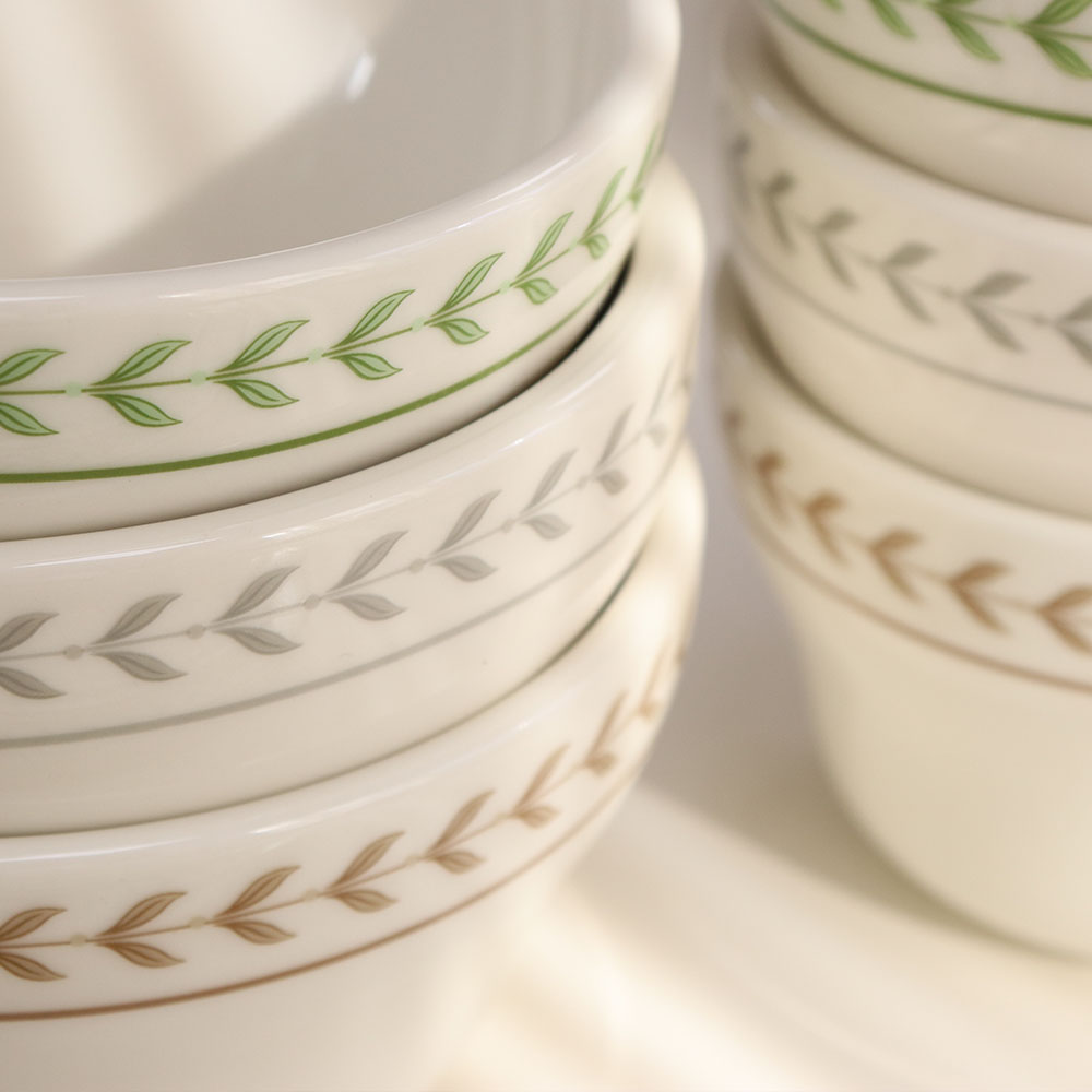 시라쿠스 뉴욕 가든 플레이팅 디저트 접시 원형 M 브라운