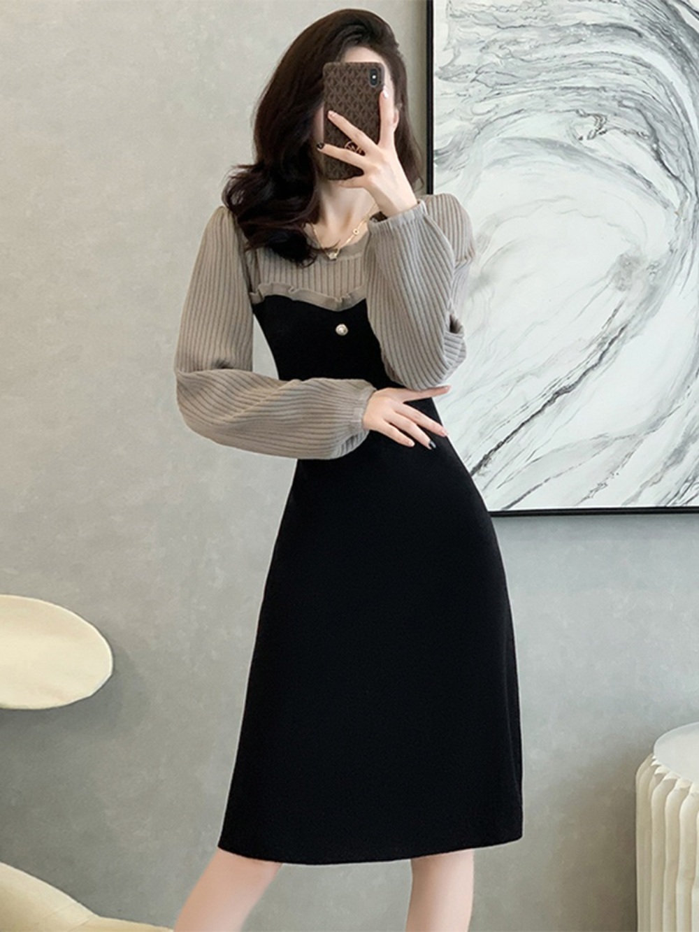 한유라 이정혜 한이주 원피스 니트 완벽한 결혼의 정석 옷 패션 정보 코디 이미지 3