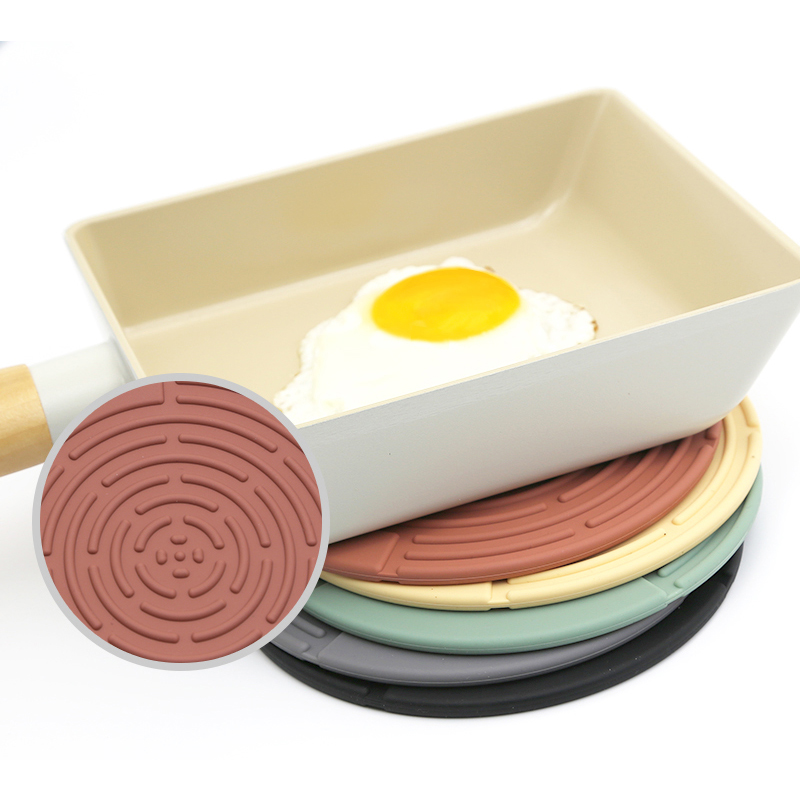 (1+1) 실리콘스토리 국내제조 실리콘 냄비 받침 15cm, 그레이 - 상세 이미지 5