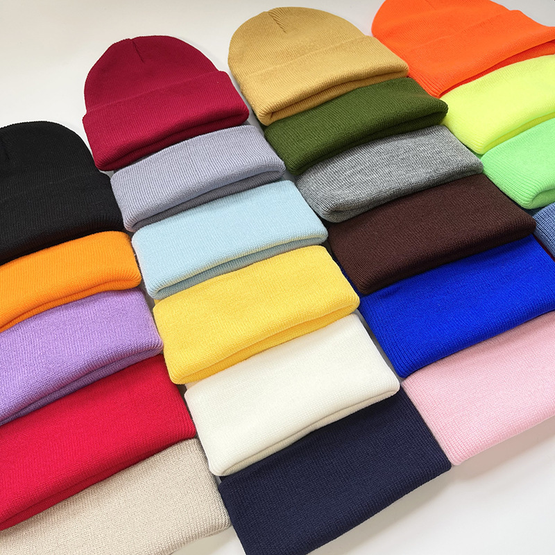 남자 여자 스노우보드 스키 비니 9color 단색 무지 BEANIE 상품 이미지