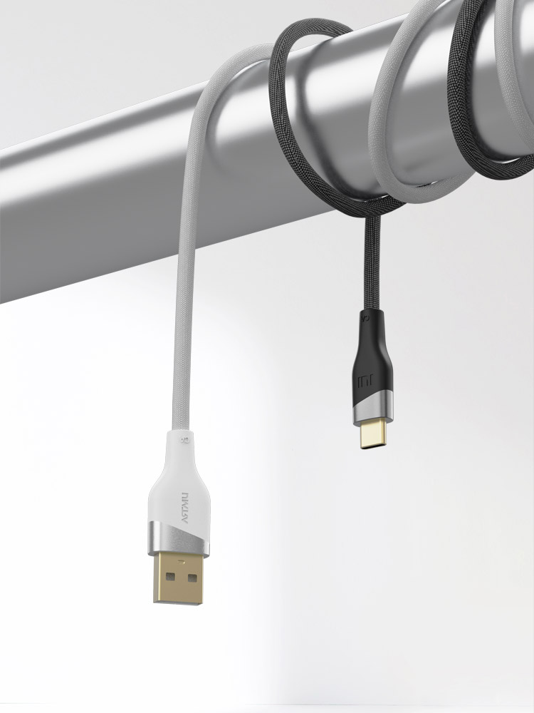 우븐 USB C타입 고속충전 케이블 100cm - 상세 이미지 2