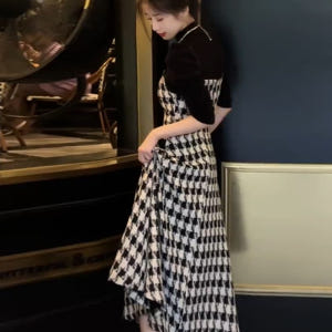 완벽한 결혼의 정석 한유라 한이주 이정혜 블랙 원피스 옷 패션 정보 코디... 착용 후기 | 사이즈/핏 총정리 - 상품 이미지 4