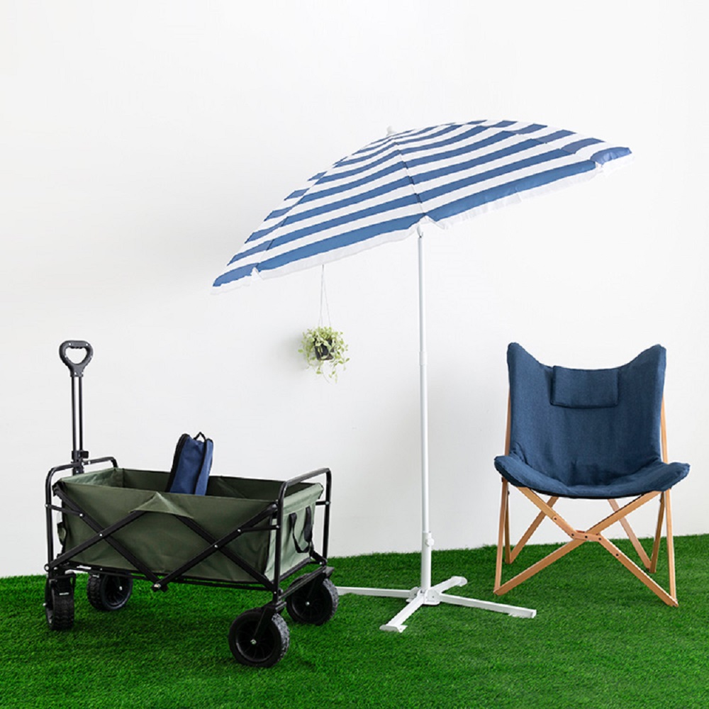 접이식 웨건 대형 캠핑 웨건 카트 수레 중형 5인치