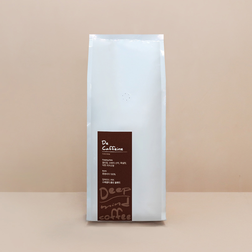 딥마인드 콜롬비아 디카페인 100% 스페셜티 드립커피 더치 커피원두 100g - 1kg - 상세 이미지 2