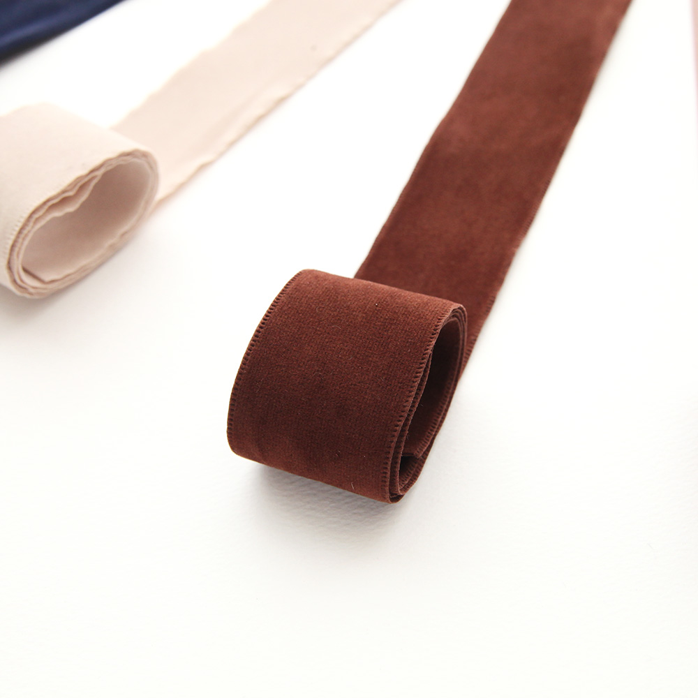 폭3.8cm 세무 리본 길이90cm 리본공예 스웨이드 리본끈 - 상세 이미지 5