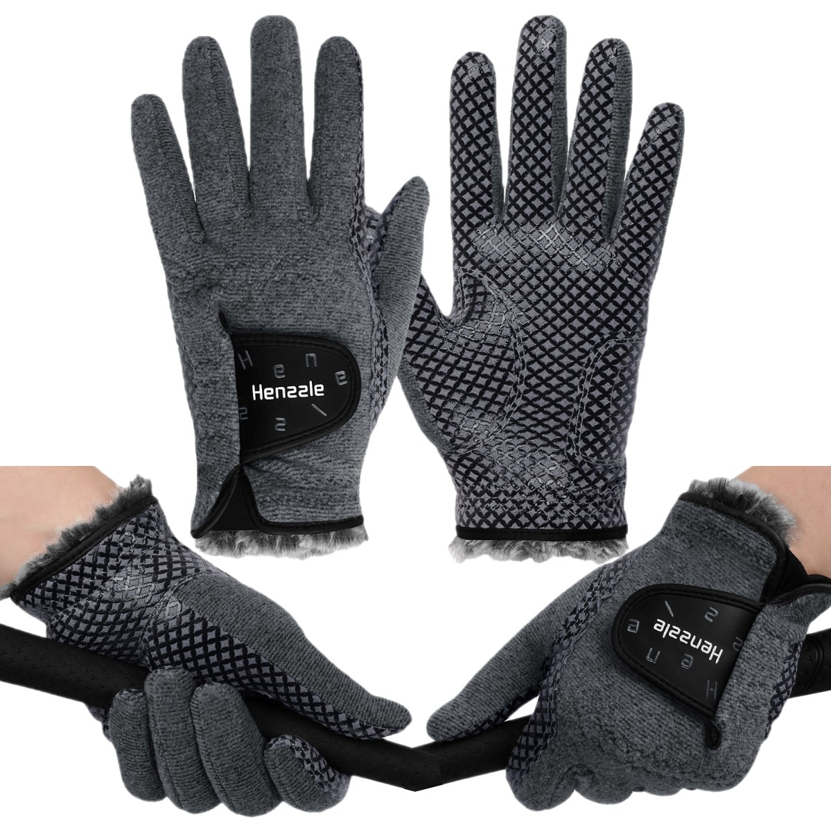 핸즐 겨울 골프장갑 남성 골프 방한장갑 양손