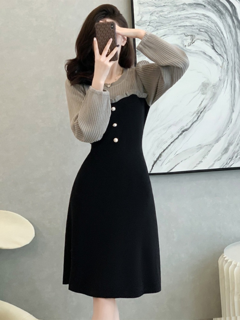 한유라 이정혜 한이주 원피스 니트 완벽한 결혼의 정석 옷 패션 정보 코디 이미지 4