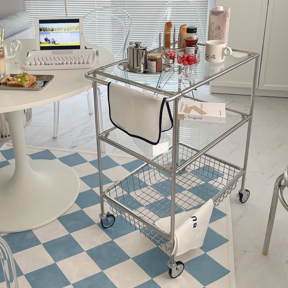 오그레 모듈 가구 3단 트롤리