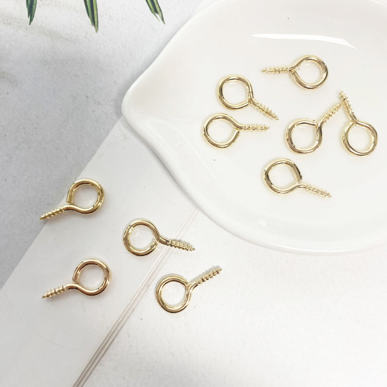 (대용량 100개) 15mm,18mm,22mm 나사형 9자못,팔찌고리재료,키링재료 - 상세 이미지 3