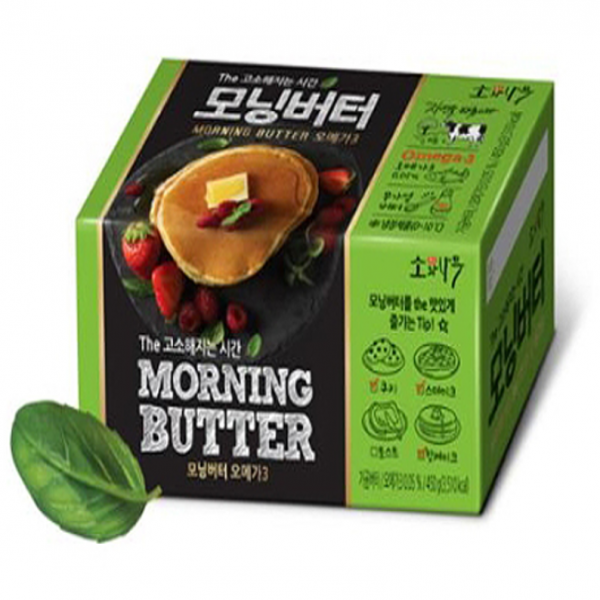 모닝버터오메가3 동원 냉장 무염 450g : 식재온