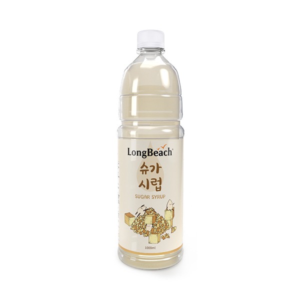 롱비치 슈가시럽 1000ml 커피 설탕커피 카페시럽 - 상품 이미지