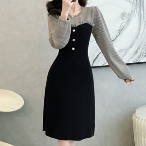 한유라 이정혜 한이주 원피스 니트 완벽한 결혼의 정석 옷 패션 정보 코디 착용 후기 | 사이즈/핏 총정리 - 상품 이미지 1