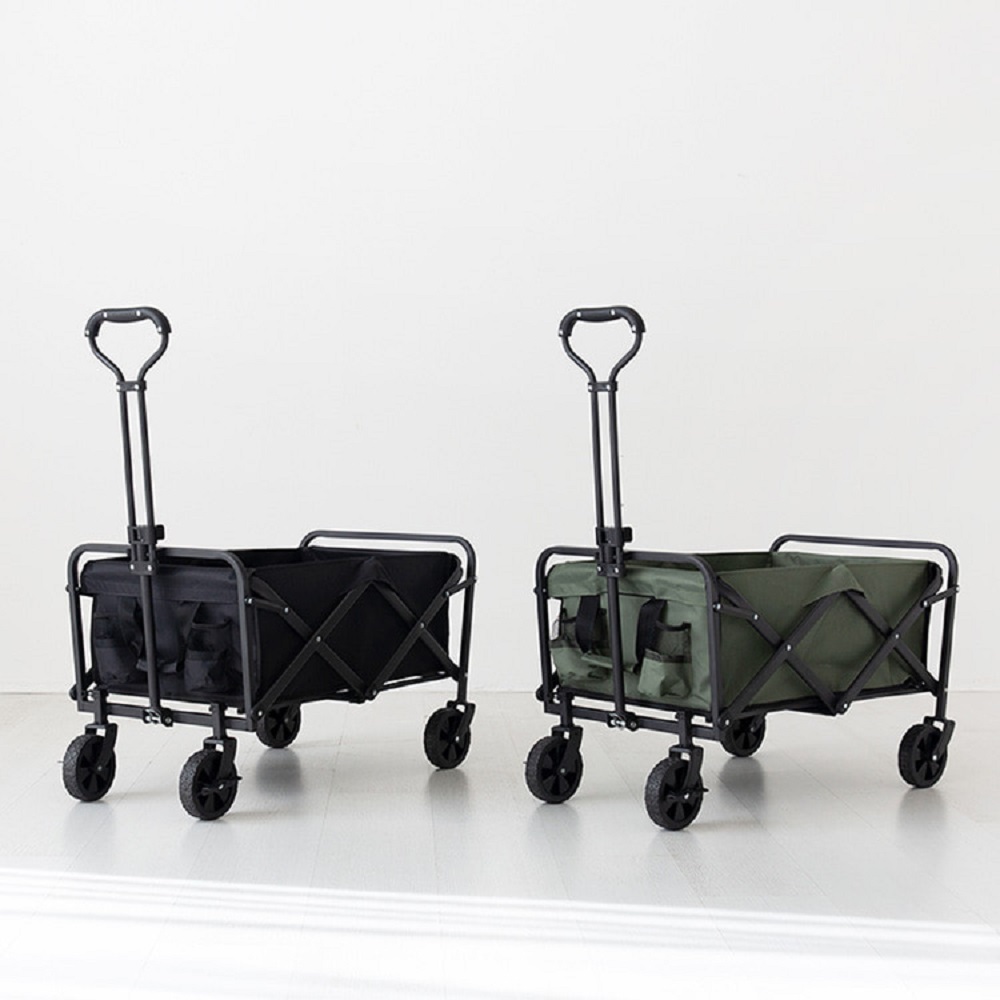 접이식 웨건 대형 캠핑 웨건 카트 수레 중형 5인치