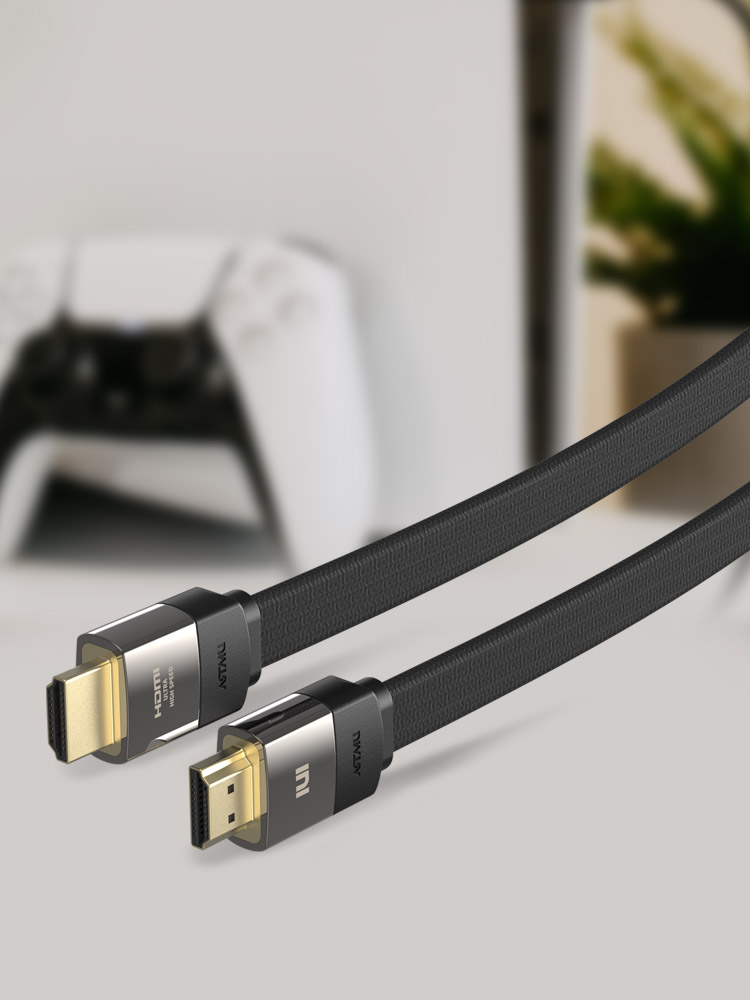 ULTRA HIGH SPEED HDMI 2.1 인증 케이블 FLAT 1m, 1개 이미지 8