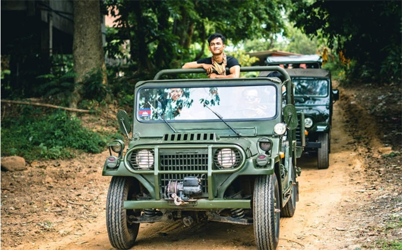 캄보디아 씨엠립 시골 프라이빗 지프 투어 이미지 3