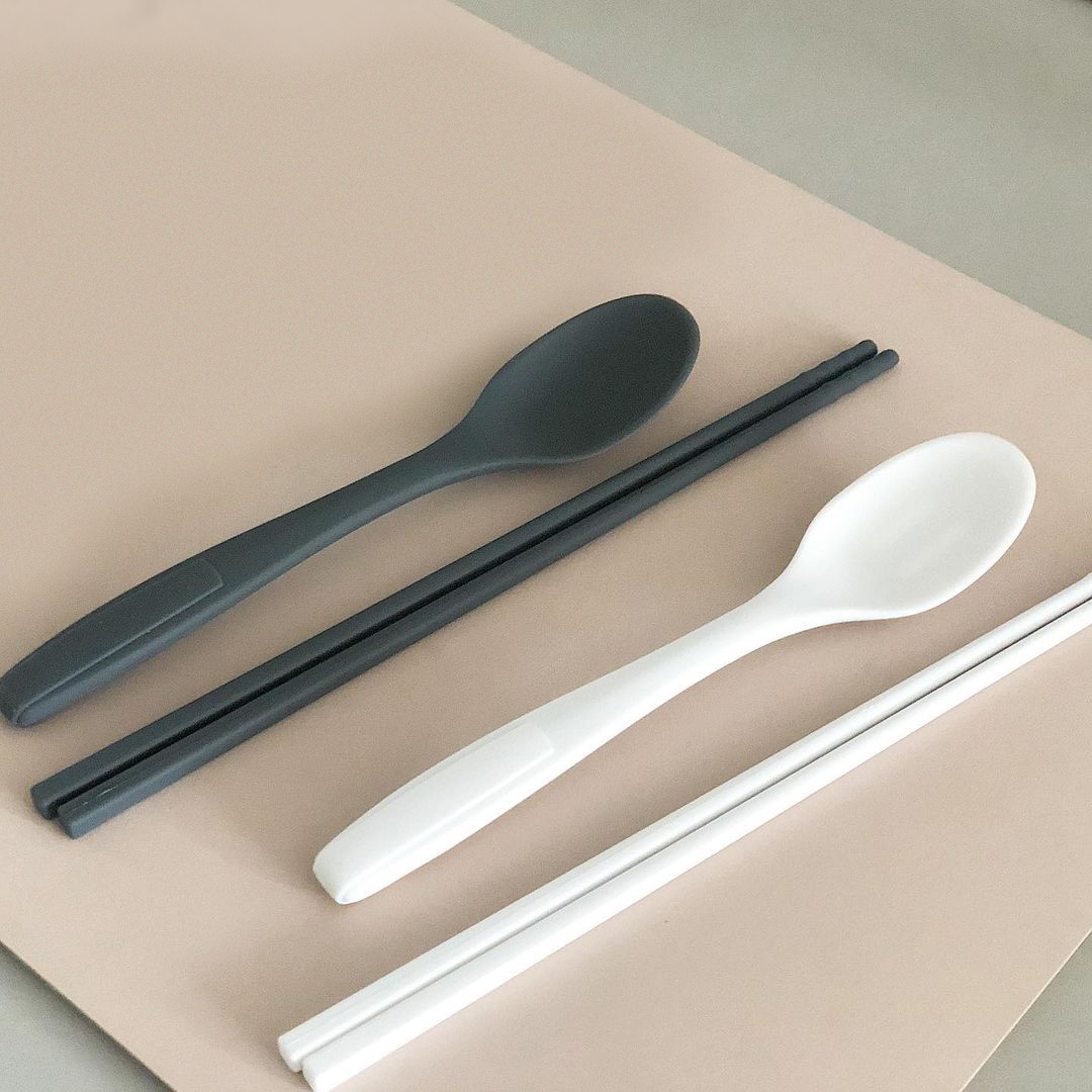 디자인앤쿠 올데이 수저세트 프리미엄 실리콘 [어른용] 이미지 6