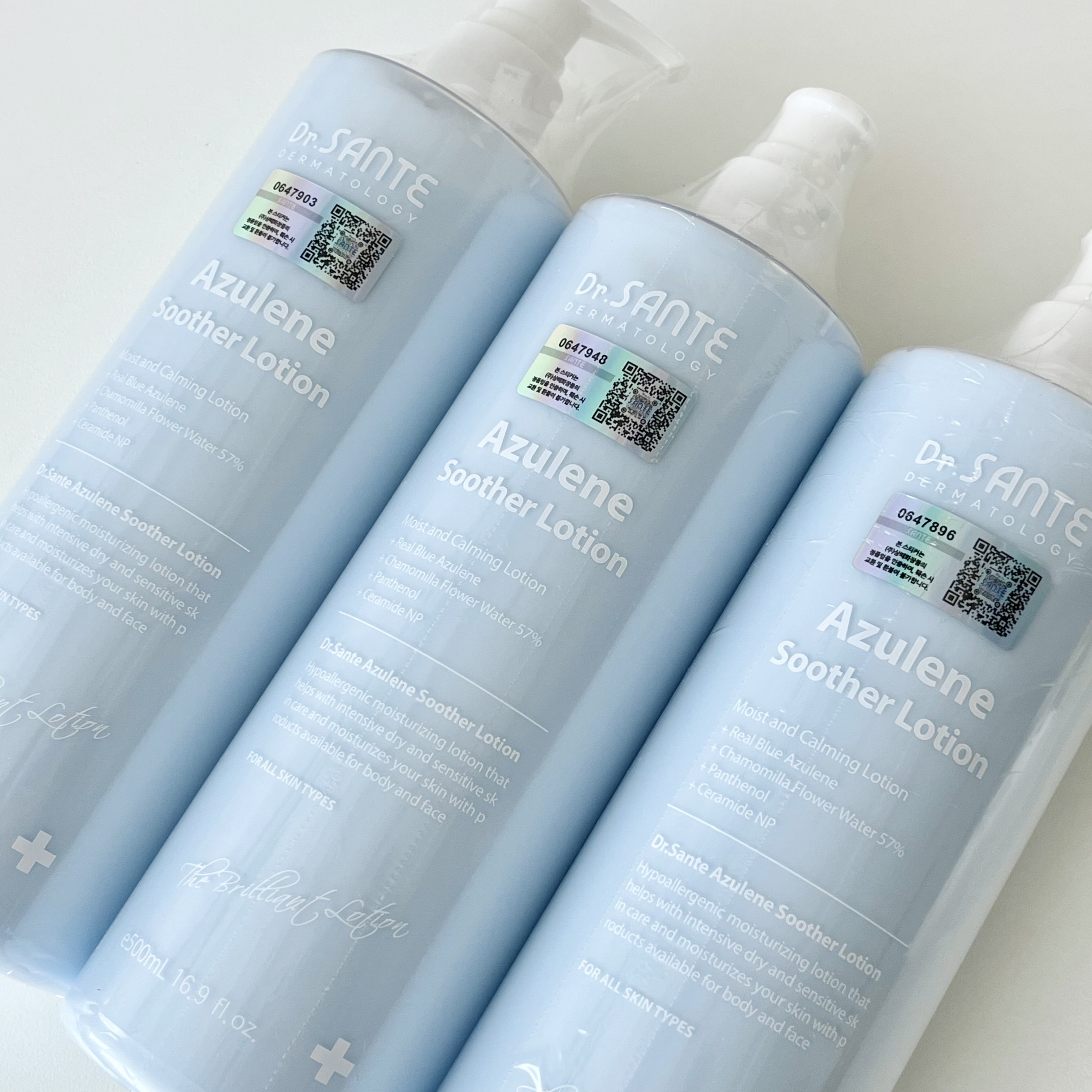 [본사정품] 상떼 아줄렌 수더 로션 500ml (당일발송) 이미지 2