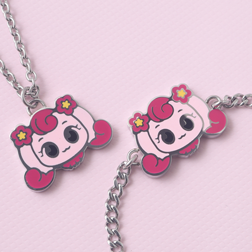 써지컬스틸 캐치 티니핑 하츄핑 미아방지 팔찌 한정판 아기 유아 어린이