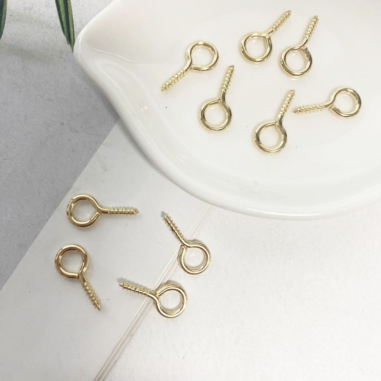 (대용량 100개) 15mm,18mm,22mm 나사형 9자못,팔찌고리재료,키링재료 - 상세 이미지 2