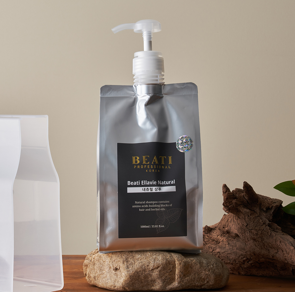 비에티 내츄럴 약산성 샴푸 1000ml 대용량 미용실 식물유래