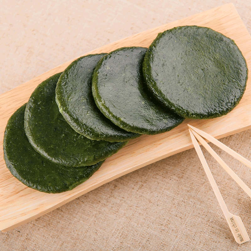 거문도해풍쑥 무설탕 쑥떡, 쑥인절미, 쑥절편, 아침식사대용 쑥개떡 500g (개별포장) - 상세 이미지 3