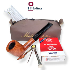 몰리나 파이프담배 Molina Starter Kit (Straight) 파이프 9mm필터 탬퍼 크리너 파우치 풀세트
