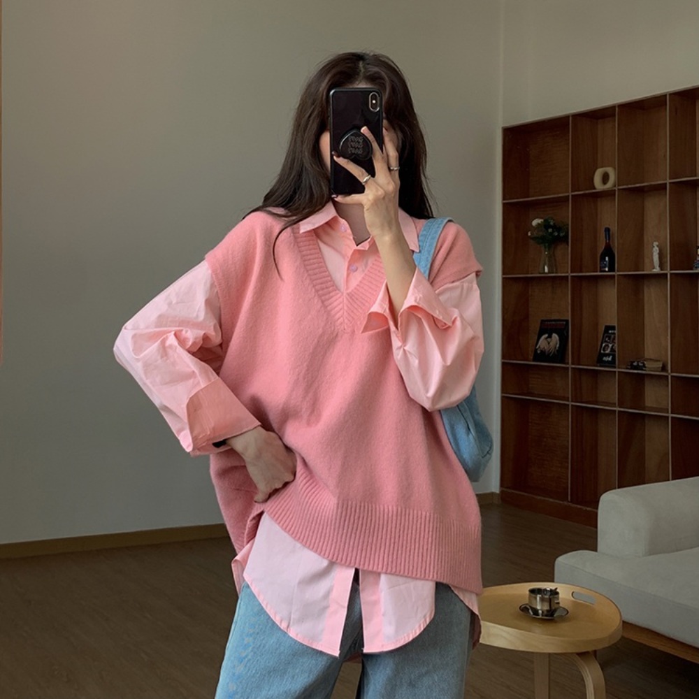 동상이몽 317회 권다현 니트 조끼 브이넥 베스트 오버테이크조끼 02 이미지 3