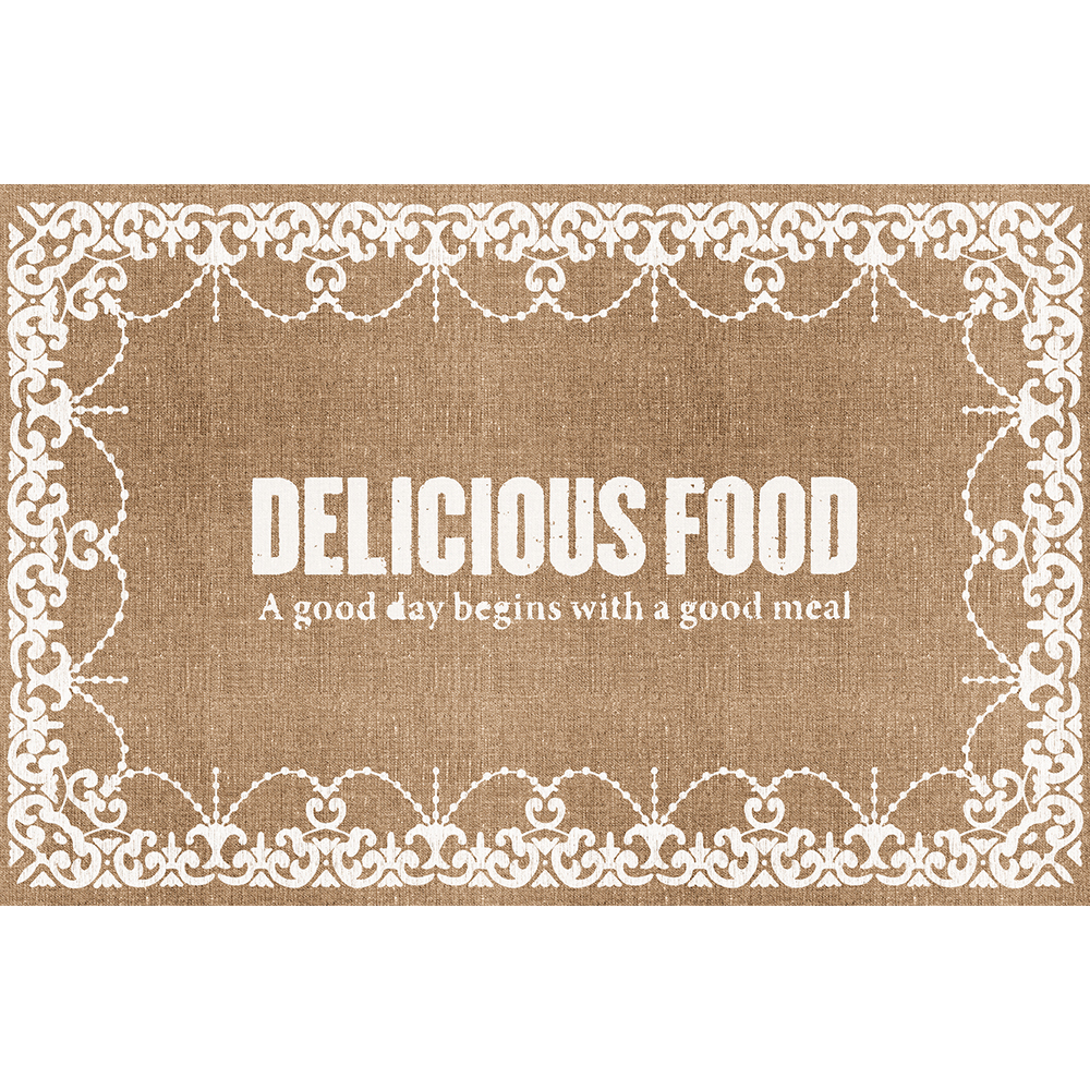 오라플 테이블 식탁 매트 4개입 방수 깔개 PVC 북유럽 호텔 식사