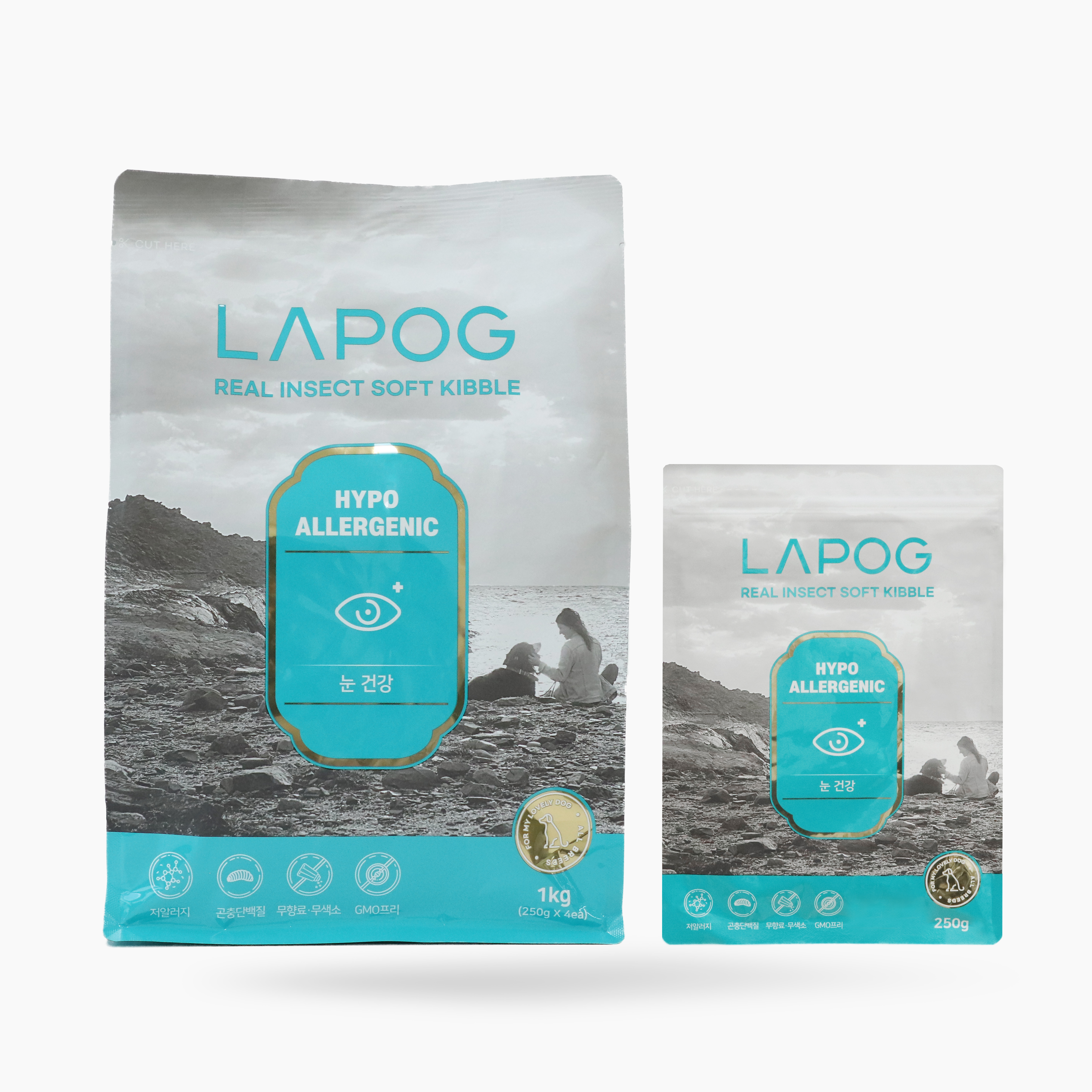 [샘플160g]+ 라포그 리얼 인섹트 소프트 키블 기능성 사료 눈건강(아이케어), 1kg, 1개 - 상세 이미지 5
