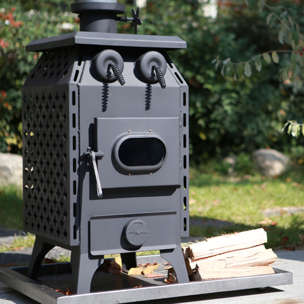 꾸버스 백두40 고급형 화목난로 장작 나무 펠렛 난로 가정용 업소용