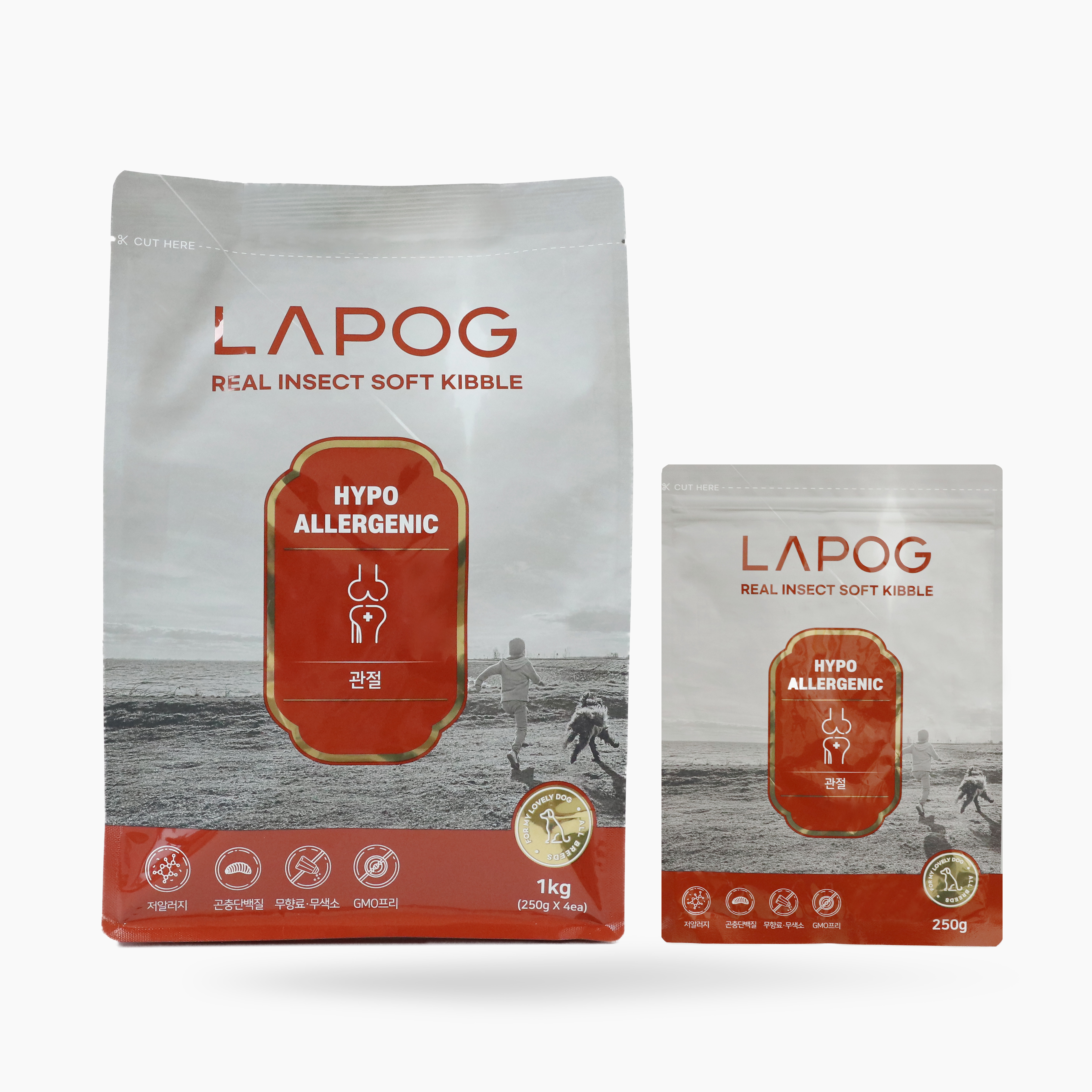 [샘플160g]+ 라포그 리얼 인섹트 소프트 키블 기능성 사료 피부건강(스킨), 1kg, 1개 이미지 6