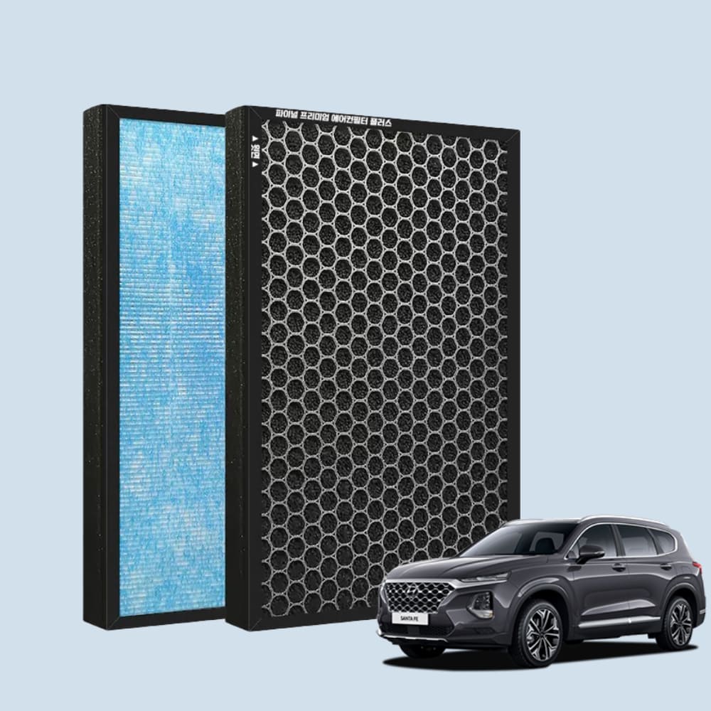 [호환]파이널 현대 자동차 차량용 더뉴 싼타페 TM 하이브리드 활성탄 에어컨 필터 PM0.3 P17