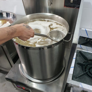 업소용인덕션 낮은렌지 웰치 육수 대형 대용량 국 탕 고화력 식당 주방 급... 개봉기 | 실사용 후기 - 상품 이미지 2