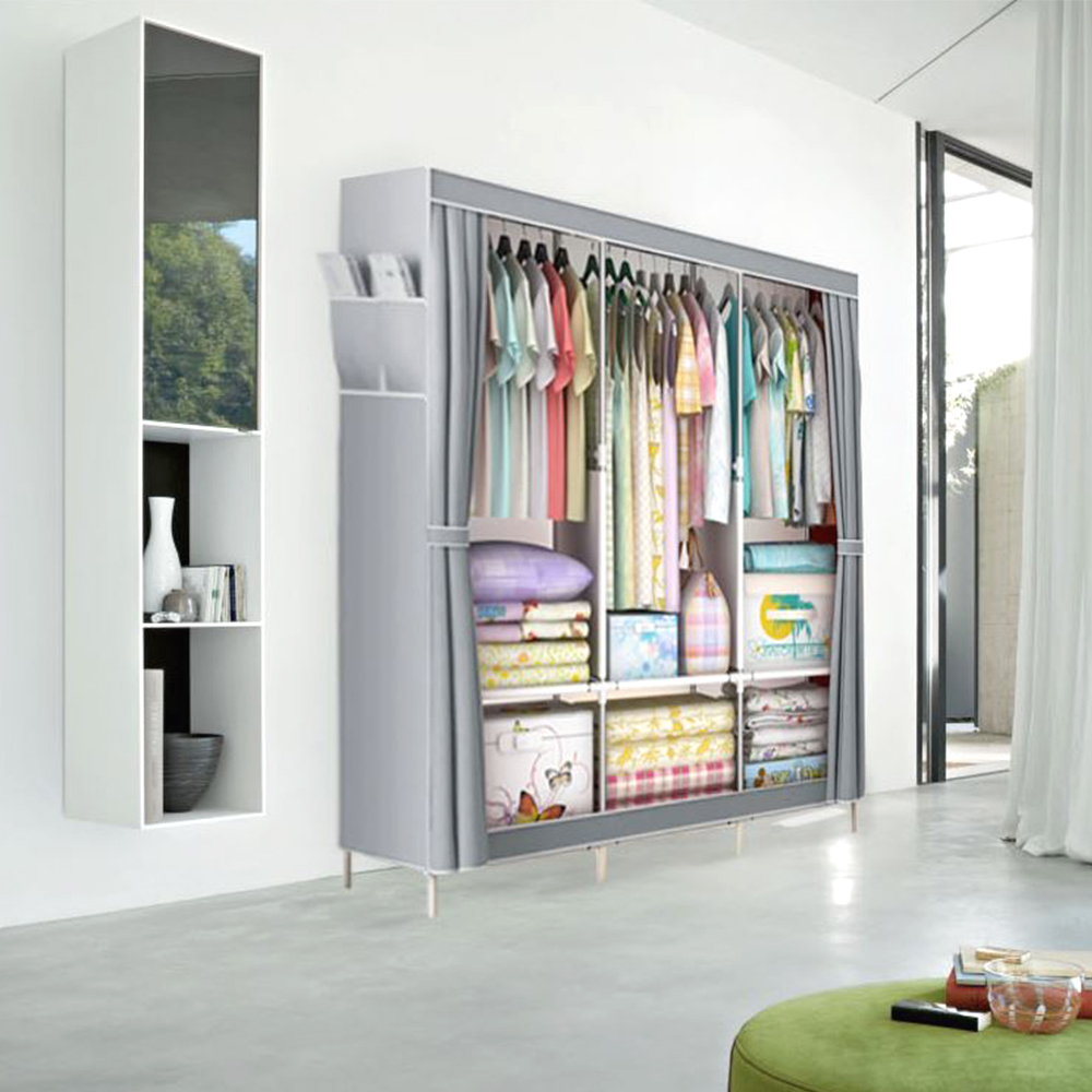 조립식 간이 행거 가정용 실내 옷장 원룸 의류수납 드레스룸