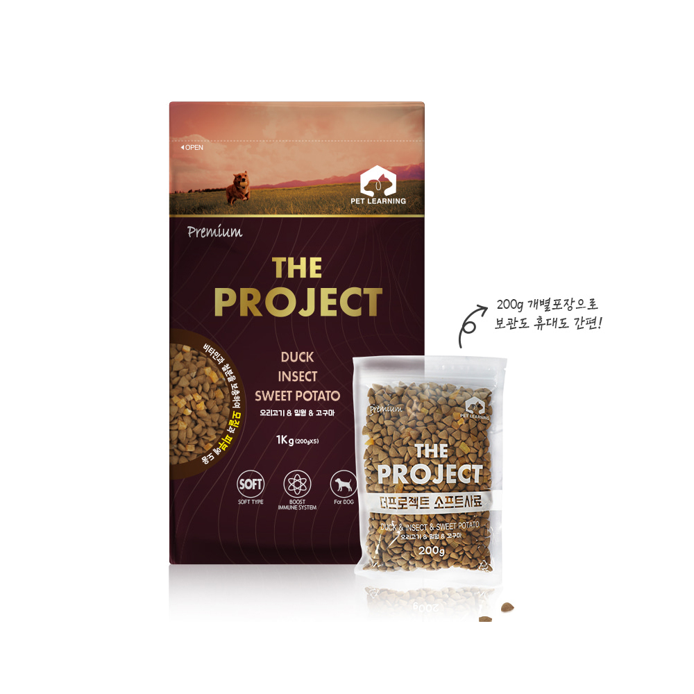 펫러닝 더 프로젝트 강아지 사료 오리고기, 1kg, 1개 - 상세 이미지 2