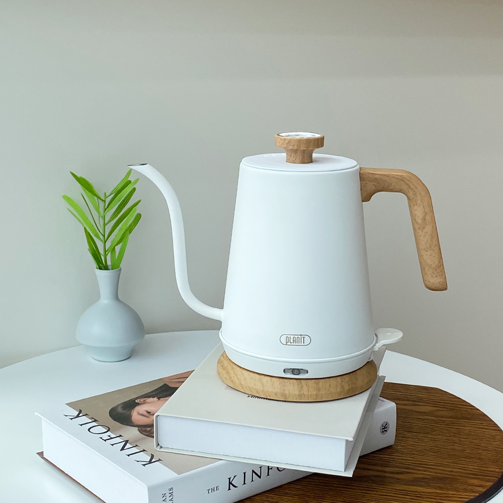 플랜잇 온도조절 드립 티 포트 핸드드립 커피 무선 주전자 지니 템프 PEC-NX7