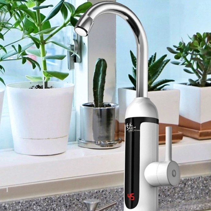 사무실 주방 세면대 전기 온수기 싱크대 순간식 전기 온수기 세로형