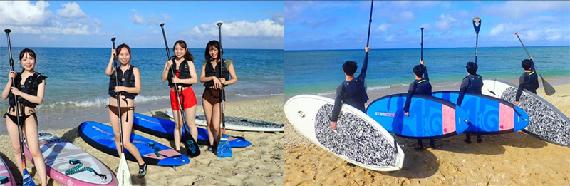 일본 오키나와 모멘바루 해변 SUP 체험 및 무료 촬영 이미지 2