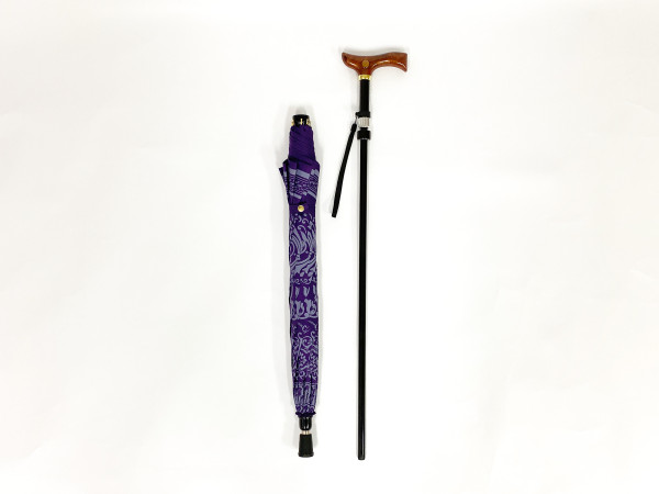 파주 상생마켓,[오늘출발] 듀엣 워커 기능성 지팡이우산 다마스크 PURPLE 선물용 고급답례품