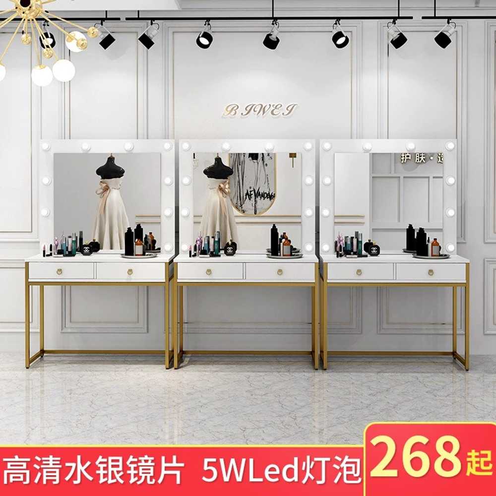 웨딩샵 화장대 메이크업화장대 스튜디오 조명 거울 80cm - 상세 이미지 4