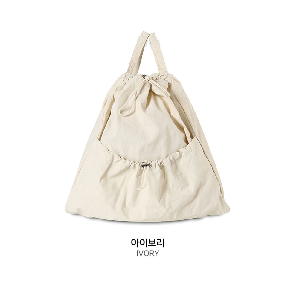 초경량 가벼운 스트링 백팩 대학생 여대생 엄마 나들이 외출 여행 백팩 등에매는 가방 이미지 6