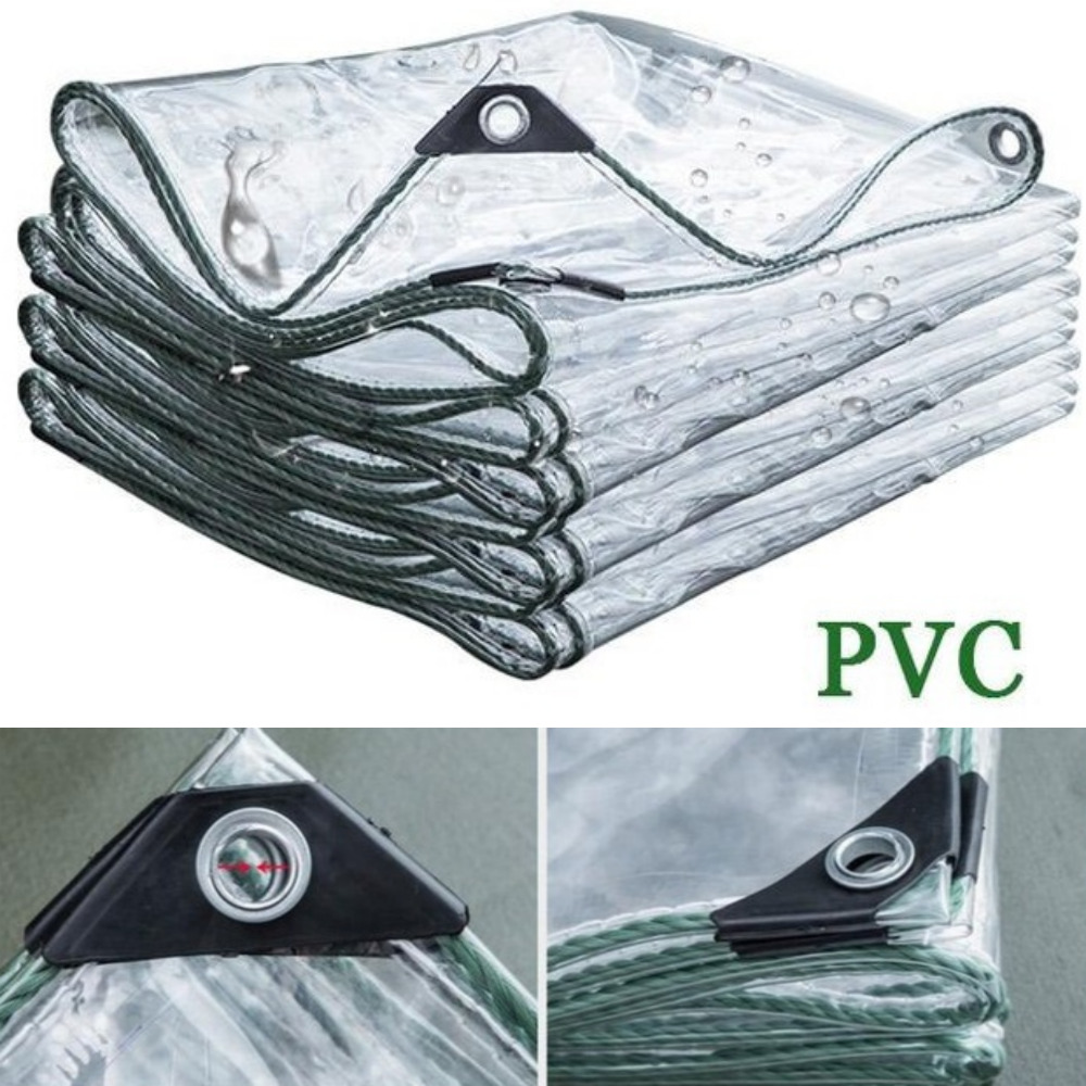 두꺼운 바람막이 비닐 방풍 방한 우풍차단 PVC 비닐막 테라스 텐트 방수 투명 천막 대형 - 상품 이미지