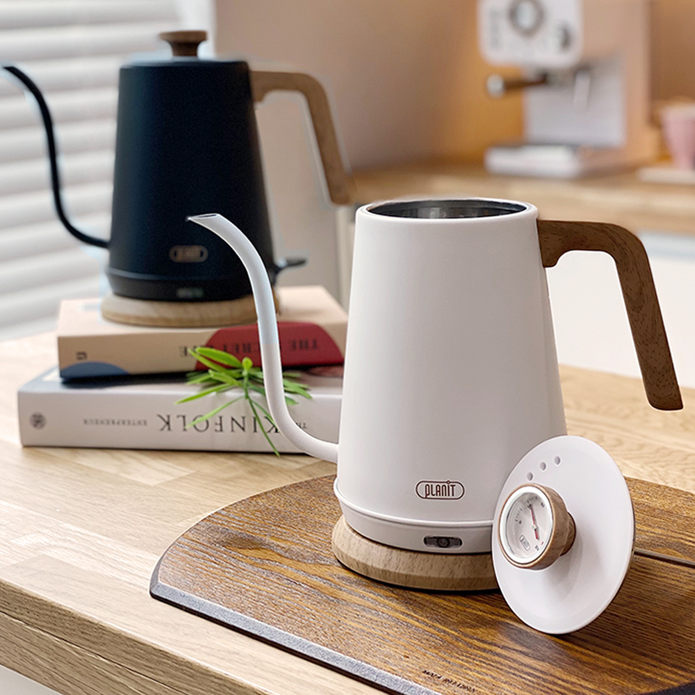 플랜잇 온도조절 드립 티 포트 핸드드립 커피 무선 주전자 지니 템프 PEC-NX7