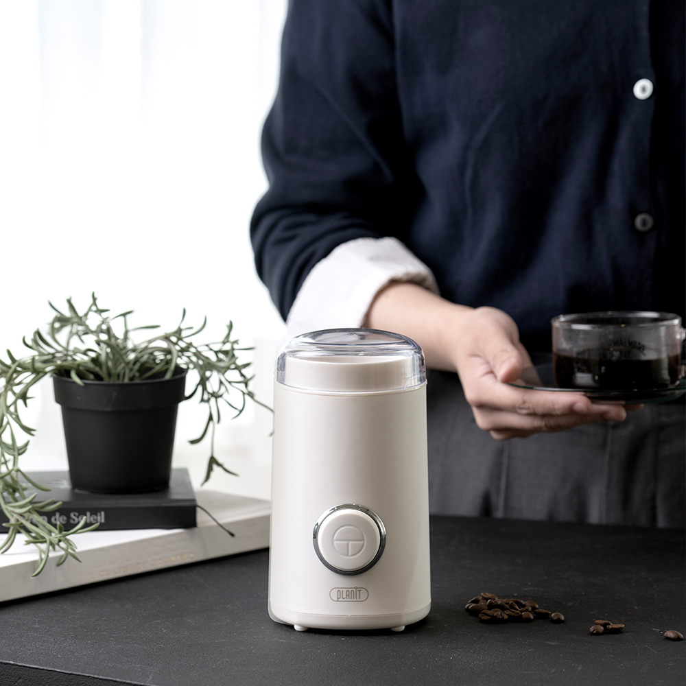 플랜잇 가정용 휴대용 커피 원두 전동 그라인더 맷 PGR-001 이미지 3