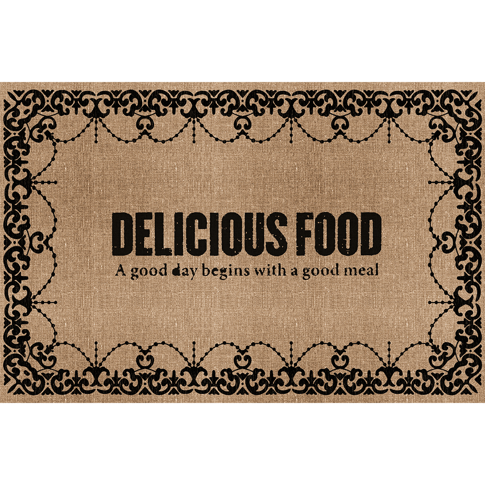 오라플 테이블 식탁 매트 4개입 방수 깔개 PVC 북유럽 호텔 식사